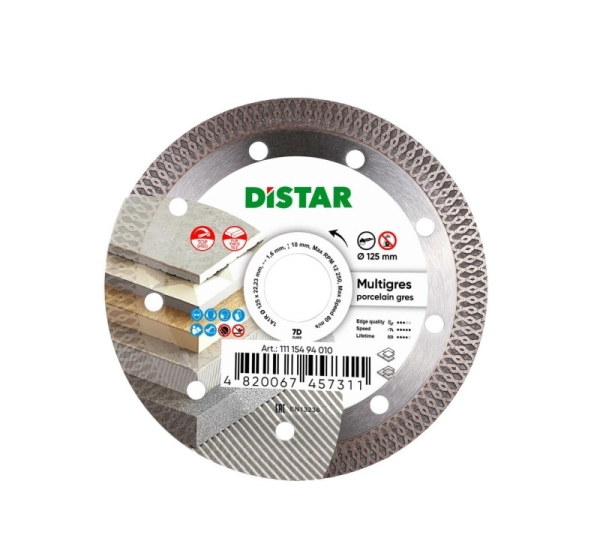 DISTAR MULTIGRES DIAMOND BLADE 125 x 1.4 x 10 x 22.23mm