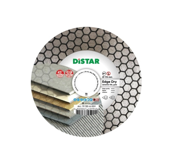 Diamond blade EDGE DRY 115 x 1.6 x 25 x 22.23 mm