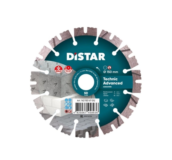 DISTAR TECHNIC ADVANCED DIAMOND BLADE 150 x 2.3/1.5 x 11 x 22.23