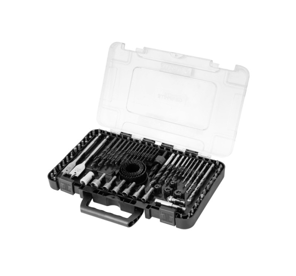 Drill bit set, sockets, 90 pcs.