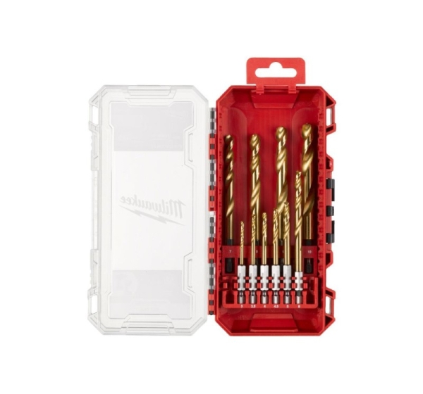 Milwaukee metal drill bit HSS-G TIN set. 10 pcs. H
