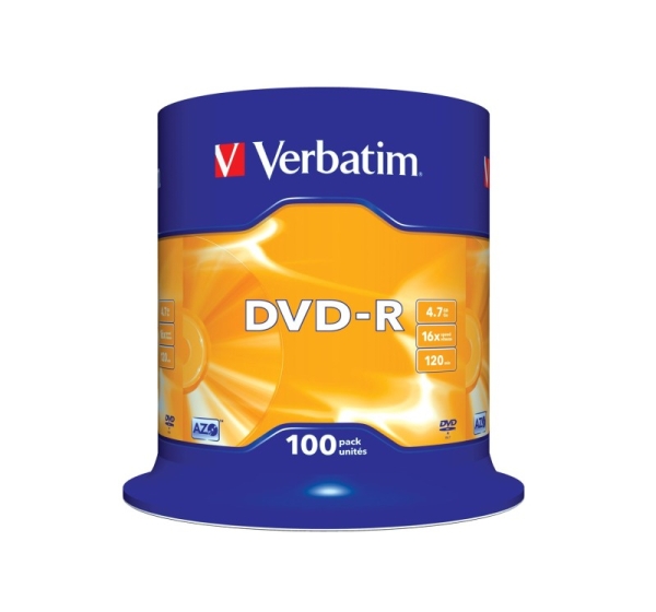 Verbatim DVD-R Matt Silver 4.7 GB 100 pc(s)