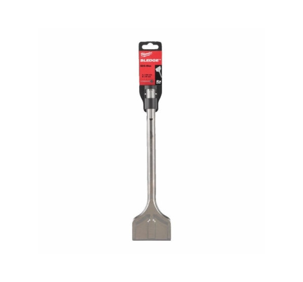 MILWAUKEE SDS-MAX CHISEL 80mm x 300mm WIDE SELF-SHARPENING