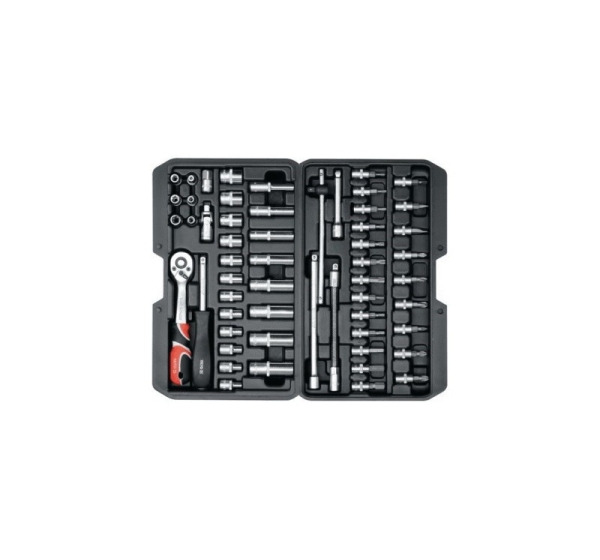 Wrench set YATO 56 pcs 1/4" 14501