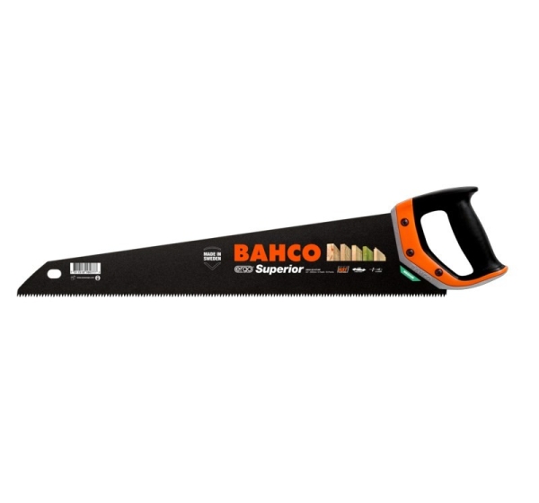 Bahco 2600-22-XT-HP hand saw Rip saw 55 cm Black, Stainless steel