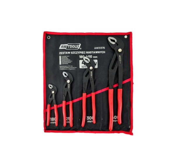 AW SET OF ADJUSTABLE PLIERS 4 pcs. (7/10/12/16")