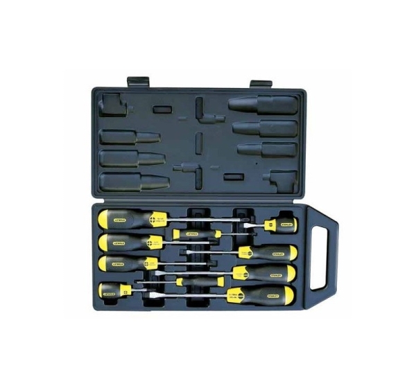 Screwdrivers cushion grip set 10 pcs (flat+Philips
