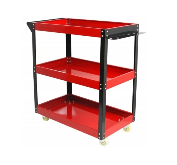WORKSHOP TROLLEY 3 LEVELS /SILVER