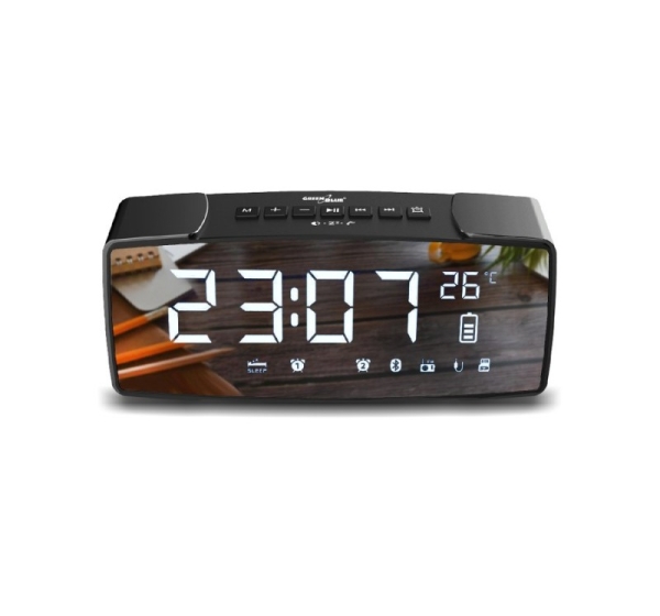 Greenblue 62917 Clock Digital Black, Grey