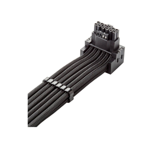 CableMod C-Series Pro Connection Cable - Variant A, 90°, 16-Pin to 2x8-Pin PCIe, black