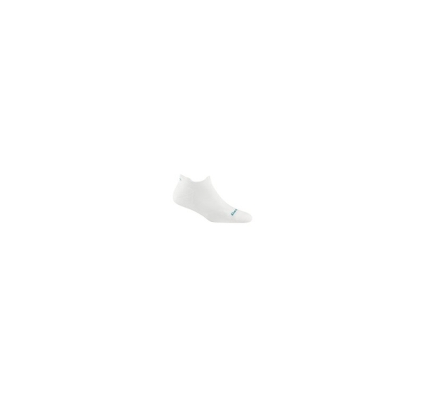 Skarpetki damskie Darn Tough Run No Show Tab Ultra-Lightweight with Cushion - white