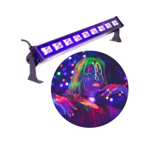 LIGHT4ME LED BAR UV 9 + WHITE LED bar 9x3