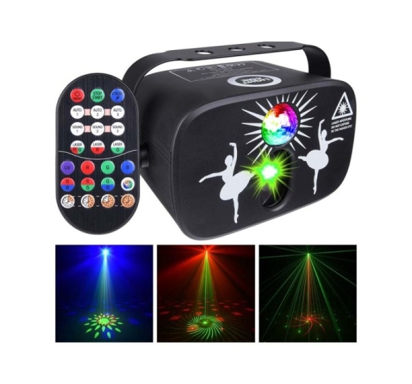 LIGHT4ME PARTY LIGHT 3 LED effect disco lighting