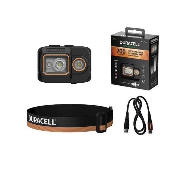 Duracell DH700R Headlamp black, orange