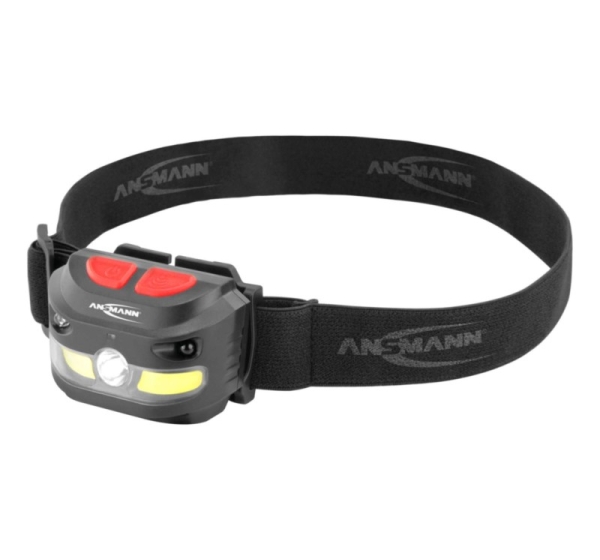 Ansmann HD250RS Black Headband flashlight COB LED