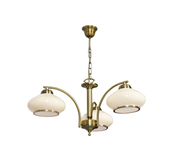 Activejet Classic ceiling chandelier pendant lamp RITA Patina triple 3xE27 for living room
