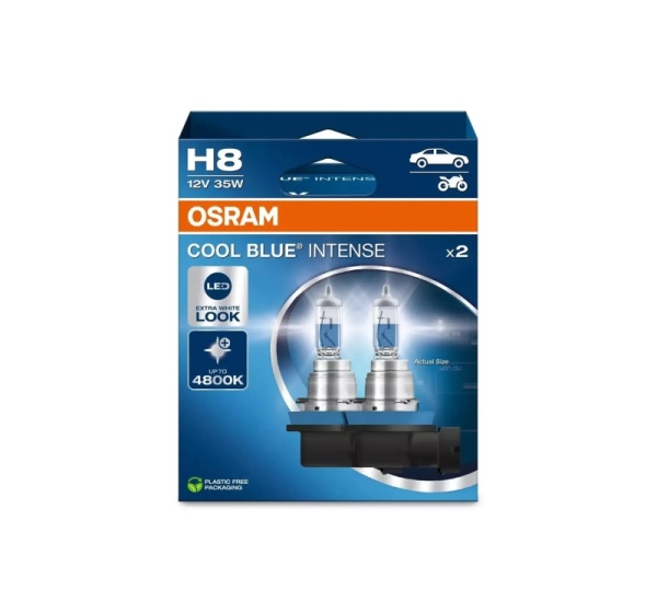 Bulb (Set of 2) H8 12V 35W PGJ19-1 Cool Blue Intense NextGen 5000K