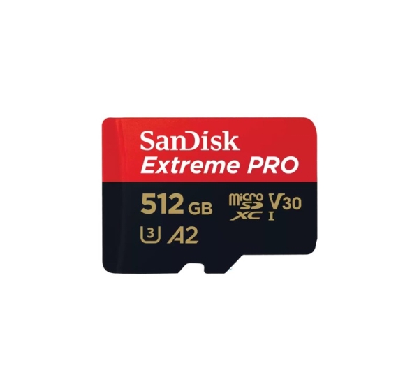 SD MicroSD Card 512GB SanDisk Extreme Pro SDXC inkl. Adapt