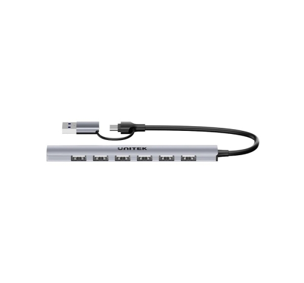 Unitek H1209AGY01 USB-A 5Gbps 7in1 USB hub
