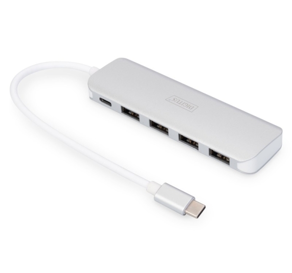 Digitus USB Type-CTM 4 port hub (USB 3.0) + PD