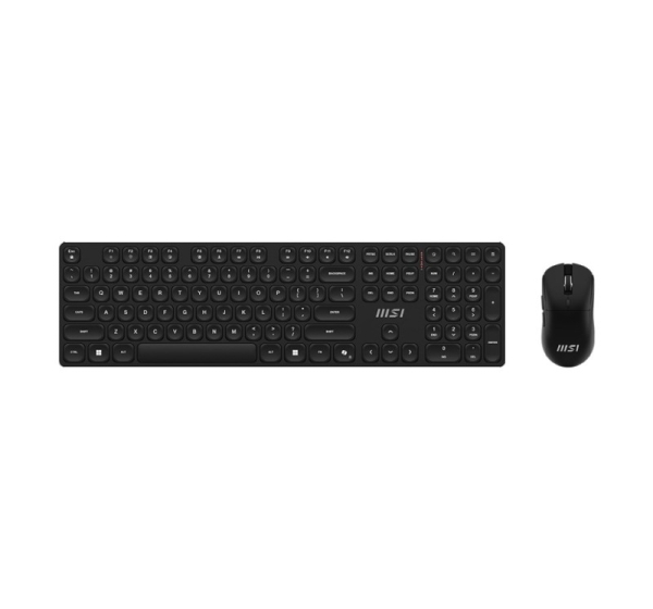 MSI FORGE K210 WIRELESS COMBO keyboard Mouse included Home/Office USB Black