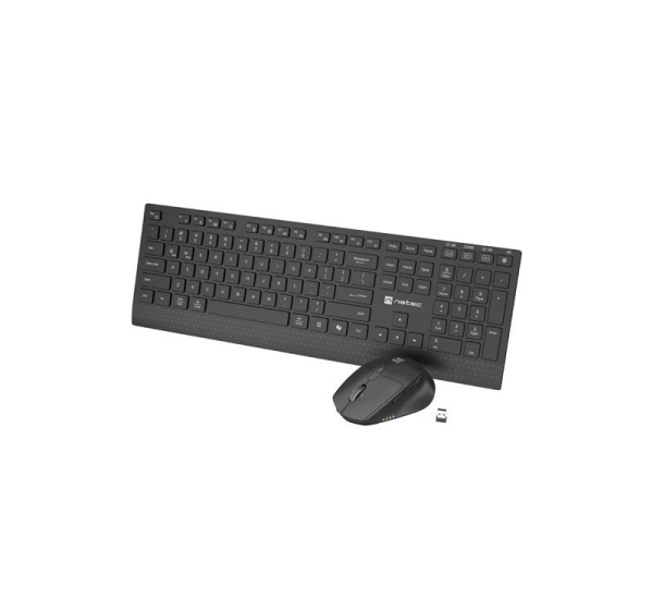2-IN-1 SET NATEC STINGRAY 2 KEYBOARD+MOUSE US WIRELESS TILT WHEEL