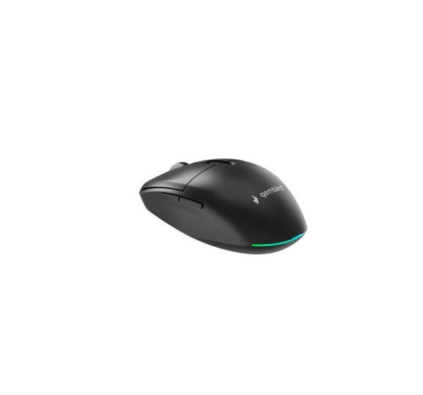 Gembird MUSW2-6B-01 Dual-mode wireless mouse (2.4G + BT), 1600 DPI, 6-button, black
