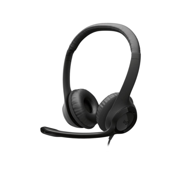 Logitech H390 Headset Wired Head-band Calls/Music USB Type-C Black