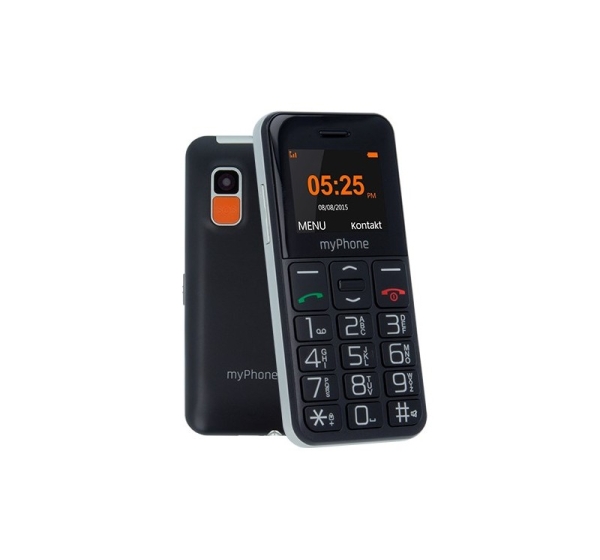 myPhone Halo Easy 4.32 cm (1.7") 70 g Black, Grey Entry-level phone