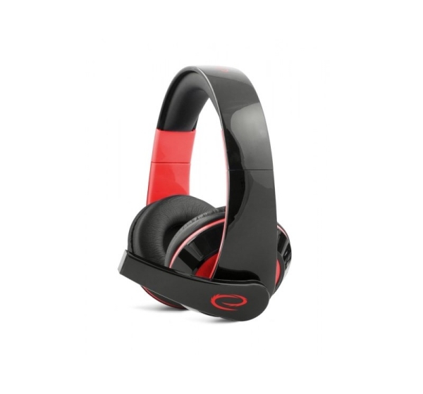 Esperanza EGH300R Headset Wired Head-band Gaming Black, Red