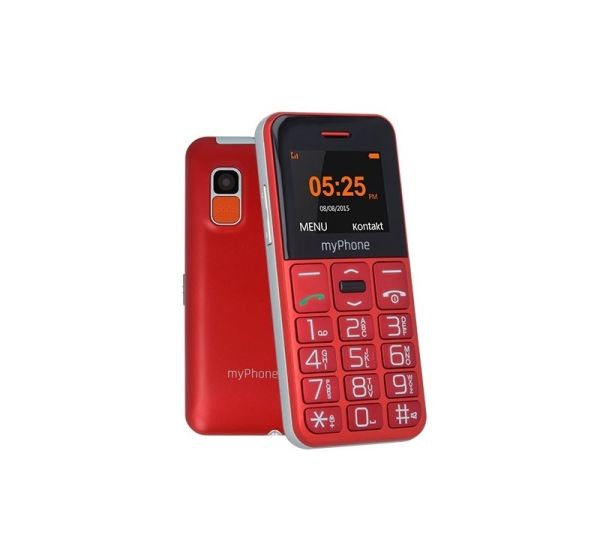 myPhone Halo Easy 4.32 cm (1.7") 70 g Grey, Red Entry-level phone