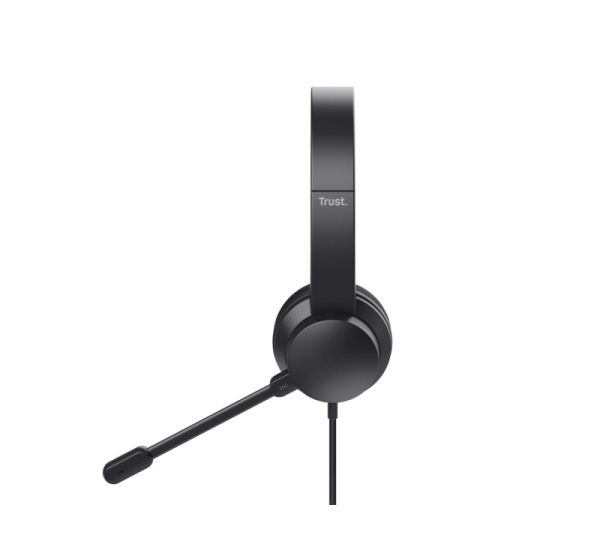 Trust HS-260 Headset Wired Neck-band Office/Call center USB Type-A Black