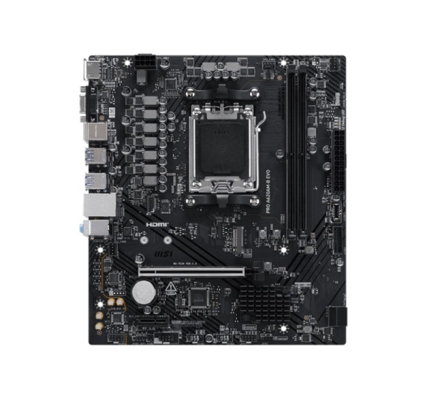 MSI PRO A620AM-B EVO motherboard AMD A620A Socket AM5 micro ATX