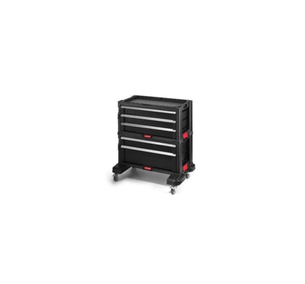 KETER BOOKCASE 5 DRAWERS TOOL CHEST SET