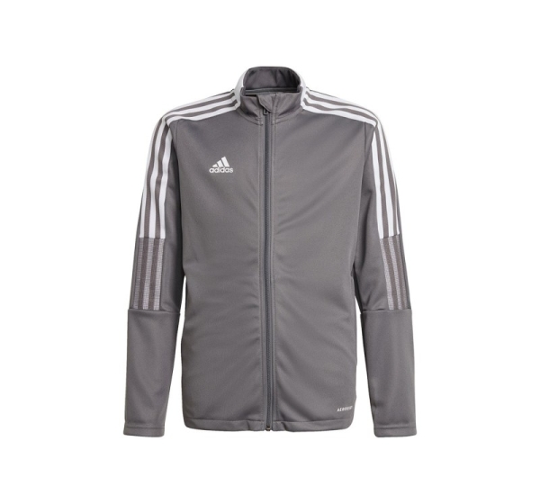 Sweatshirt for kids adidas Tiro 21 Track gray GM7311 116cm