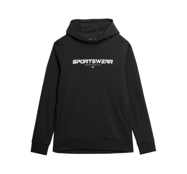 Men's sweatshirt 4F M266 deep black 4FSS23TSWSM266 20S S