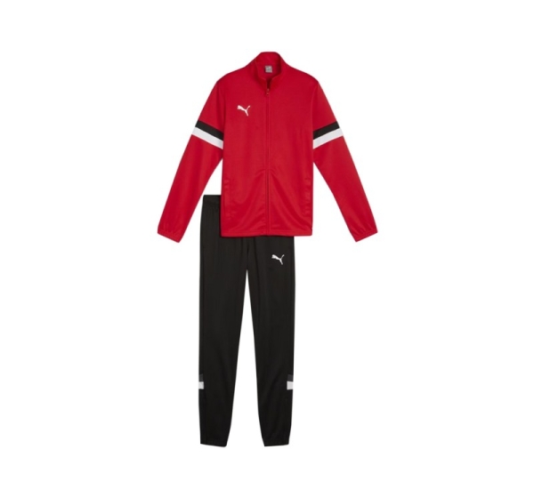 Dres dla dzieci Puma Team Rise czerwono-czarny 658655 01 128cm