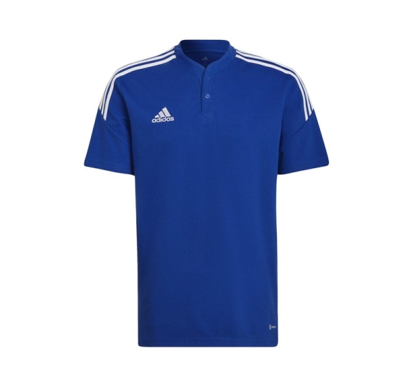 adidas Condivo 22 Polo blue t-shirt HG6307 S