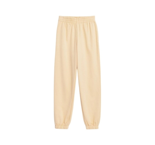 Women's trousers 4F F147 light yellow 4FSS23TTROF147 73S L