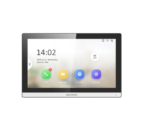 Hikvision DS-KH6350-WTE1 video intercom system 17.8 cm (7") Black