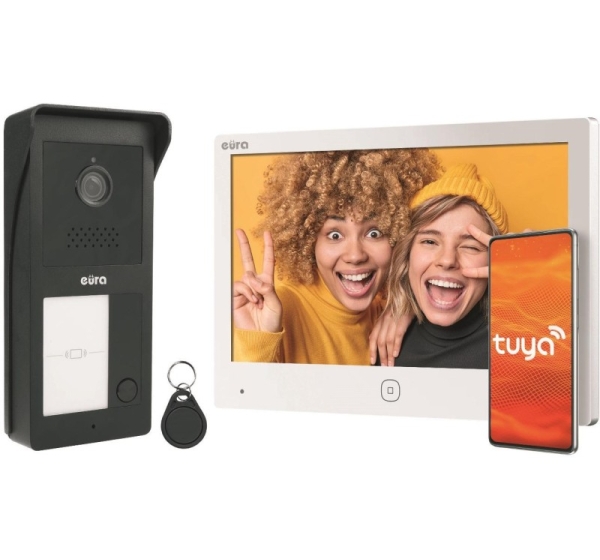 EURA 2-wire video door phone VDP-49A3-2TY white