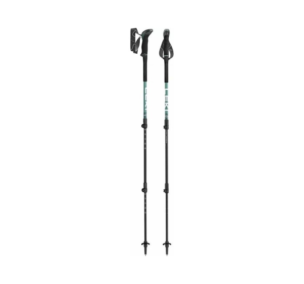 LEKI MAKALU LITE trekking poles, 100–135 cm, green/white