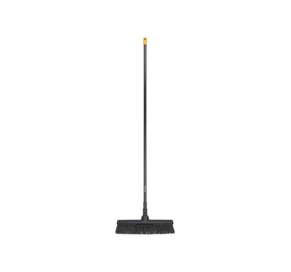 Fiskars 1025926 broom Indoor Soft / Hard bristle Aluminium Black