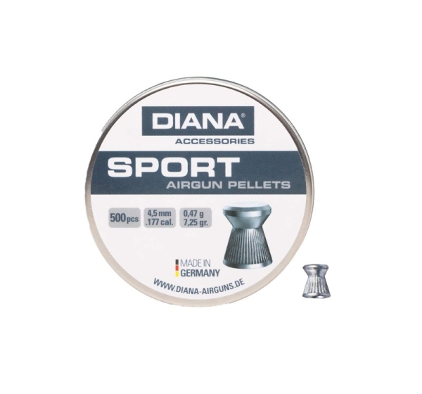 Shotgun shells 4.5 mm Diana Sport 500 pcs.