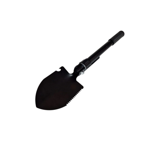 Tactical multifunctional shovel AZYMUT Trapper black +pack