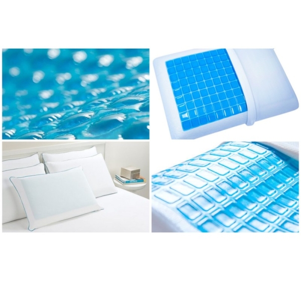 QMED orthopaedic pillow with cooling gel - shape memory (COMFORT GEL PILLOW)