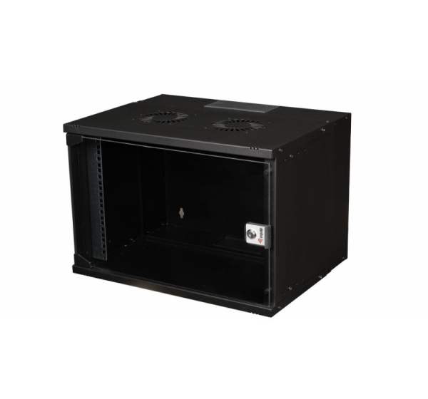 Equip Eco Mount 19' Cabinet, 07U, 540X400MM, RAL9005 Black