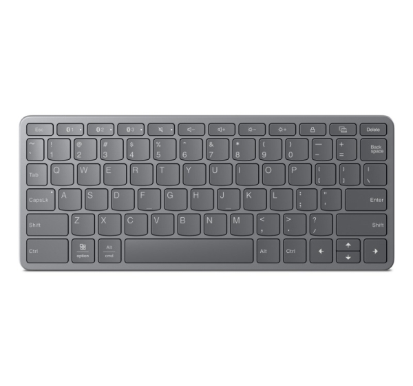 Lenovo Multi-Device Wireless Keyboard German USB Type-C Grey