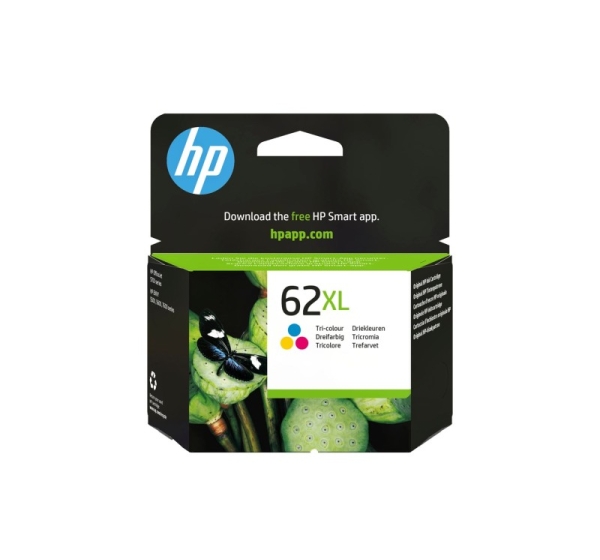 HP 62XL High Yield Tri-color Original Ink Cartridge