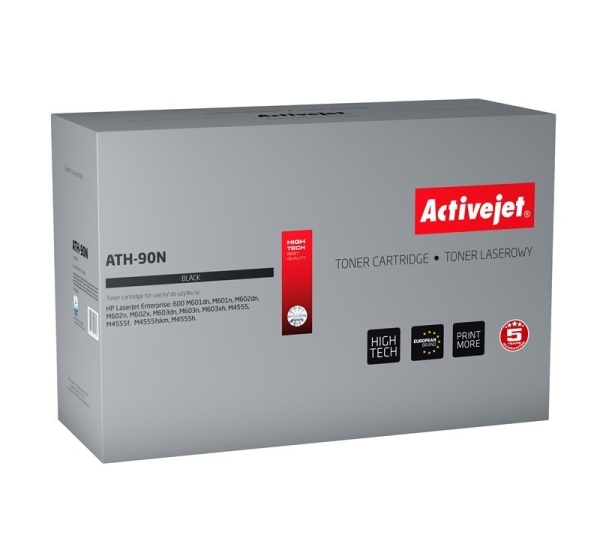 Activejet ATH-90N Toner (replacement for HP 90A CE390A; Supreme; 10000 pages; black)
